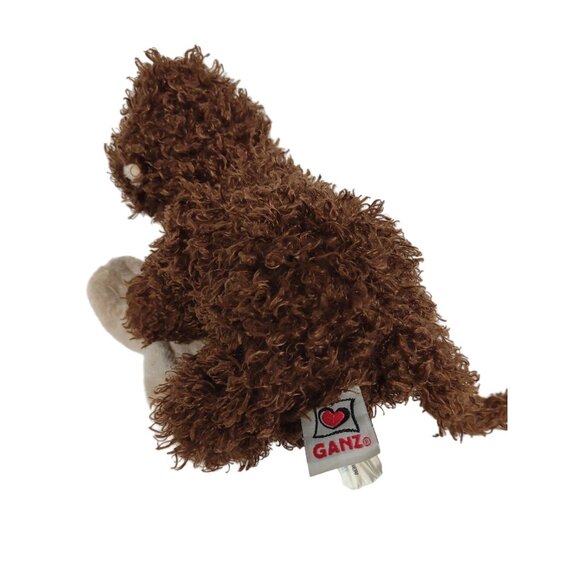 Ganz Webkinz Monkey Plush Toy 9” Curly Brown & Beige Stuffed Animal - Picture 2 of 6